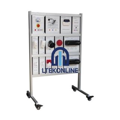 Anti Intrusion Alarm Didactic Bench Teaching Aid Equipment Electrical Skills Training