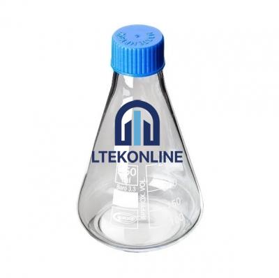 Flask Erlenmeyer with Screw Cap Glassware Flasks