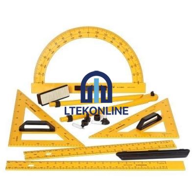 Geometrical Instruments Set Maths Lab