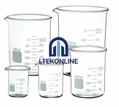 Glass Beaker Set of 5 Glassware Beaker