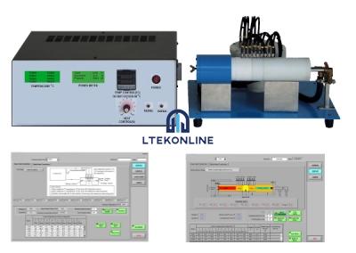Heat Transfer Through Lagged Pipe with data acquisition