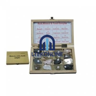 Minerals, Rocks, Fossils Samples Science Teaching Kit