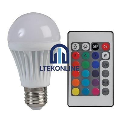 Multicoloured LED Bulb Light and Optical Lab