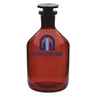 Reagent Bottle Narrow Mouth Amber Glass Glassware Bottles