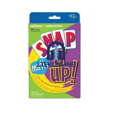 Snap It Up Addition and Subtraction Card Game Manipulatives Lab