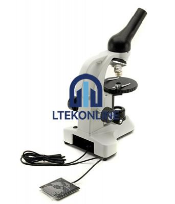 Solar LED Monocular Student Microscope