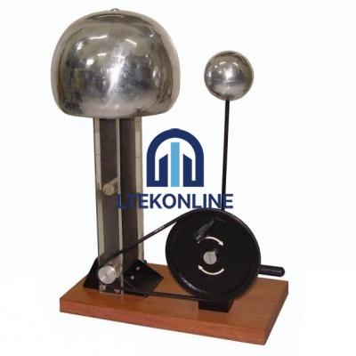 Van De Graaff Generator Hand Driven Electrostatic Lab